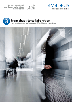 From chaos to collaboration