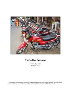 The Indian Economy