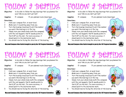 Map Compass Idea Cards - Girl Guides of Canada.