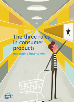 The three rules in consumer products