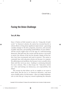 Facing the Union Challenge