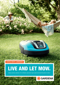 LIVE AND LET MOW.