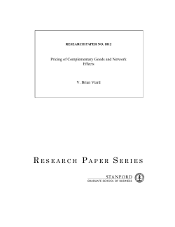 Pricing of Complementary Goods and Network Effects