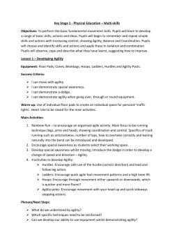 Key Stage 1 - Physical Education &ndash; Multi