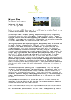 Bridget Riley - Robert Sandelson