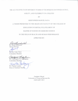 Flexibility Test (Sit-and