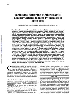 Paradoxical narrowing of atherosclerotic coronary arteries