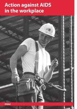 Action against AIDS in the workplace. Global