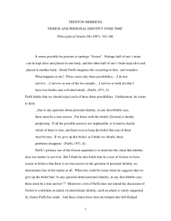 Fission and Personal Identity Over Time