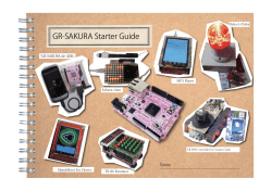 GR-SAKURA Starter Guide