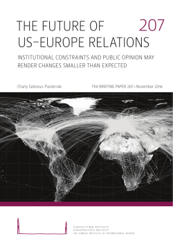 PDF - Ulkopoliittinen instituutti