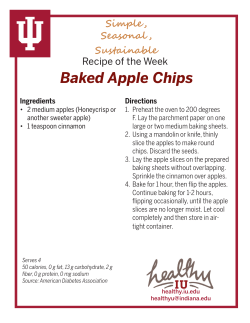 Baked Apple Chips