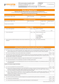 Review of Special Terms