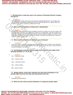 5. Periodic Classification of Elements.