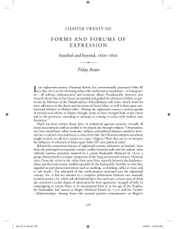 forms and forums of expression - Sabanci University Research Database