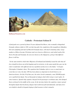 Catholic - Protestant Schism II