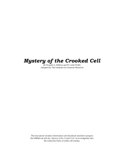 Mystery of the Crooked Cell
