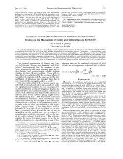 Studies on the Mechanism of Oxime and