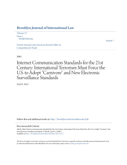 International Terrorism Must Force the US to Adopt