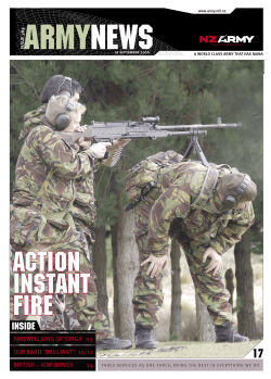 Army News Issue 363 - the New Zealand Army
