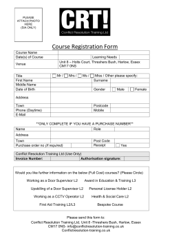 Standard Word Document Template