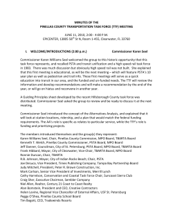 minutes of the - Pinellas County