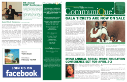 gala tickets are now on sale - Mississippi Valley State University