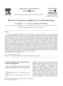 Review of accelerator gadgets for art and archaeology