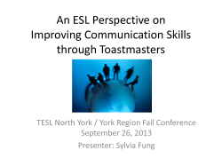 An ESL Perspective on Improving Communication