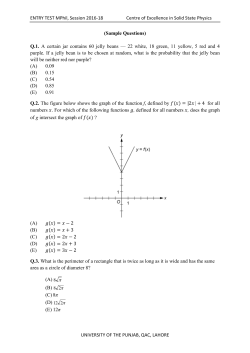Sample ENTRY TEST MPhil, Session 2016-18.