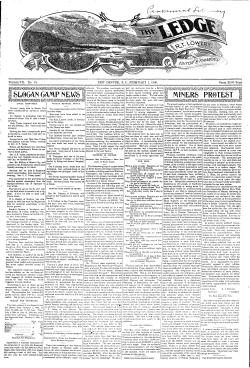 SLOGAN GAMP NEWS` MINERS PROTEST