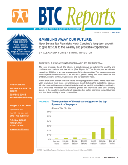 BTC Reports - Senate Tax Plan_BTC Reports - Feb 2
