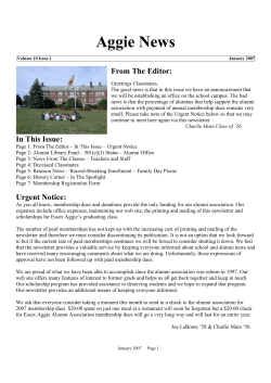 &yuml;&thorn;M icrosoft W ord - A ggie N ews J anuary 2 0 0 7 P age 1 . doc
