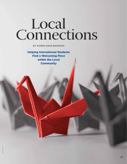 Helping International Students Find a Welcoming Place within the