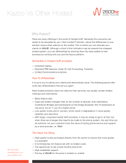 Kazoo Vs Other Hosted