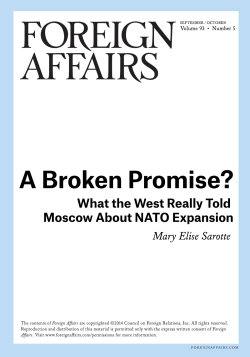 Mary Elise Sarotte Twenty