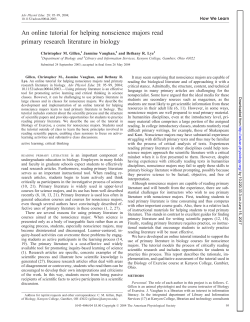 Print - Advances in Physiology Education