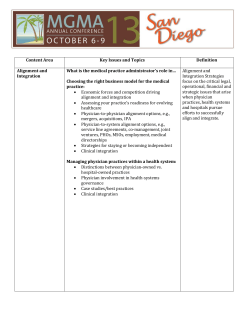 Content Area Key Issues and Topics Definition Alignment
