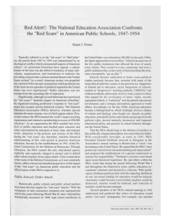 Red Alert! The National Education Association - Purdue e-Pubs