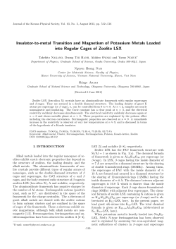 Insulator-to-metal Transition and Magnetism of Potassium Metals