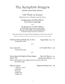 Totentanz - The Seraphim Singers