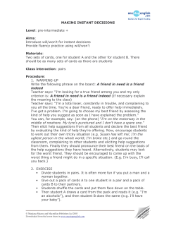 making instant decisions