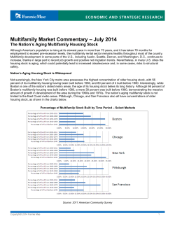 Multifamily Market Commentary &ndash; December 2012