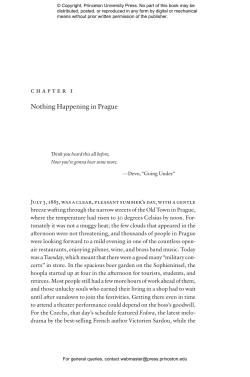 Kafka: The Early Years - Chapter 1