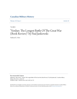 "Verdun: The Longest Battle Of The Great War (Book Review)" by