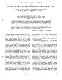 Atomic Structure and Crystalline Order of Graphene