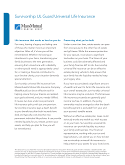 Survivorship UL Guard Universal Life Insurance