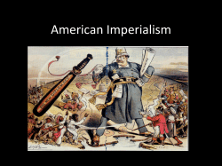 American Imperialism - Sonoma Valley High School