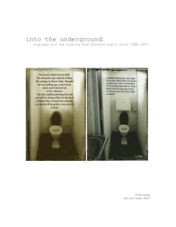 Into the underground: language, law, and