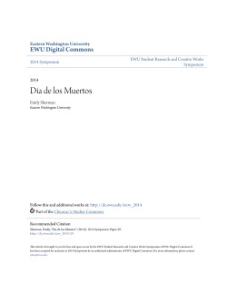 D&Atilde; a de los Muertos - EWU Digital Commons